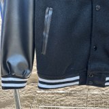 【限定】バーバリー コピー フロックアルファベット刺繍パッチワーク野球着ジャケット