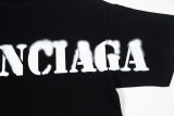 ★超人気 バレンシアガ スーパーコピー 25 ssロゴプリント半袖Tシャツ