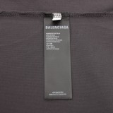 ★超人気 バレンシアガ 激安偽物 水洗手描きアルファベットクルーネックTシャツ
