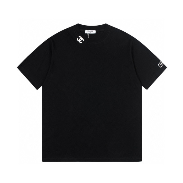 累積売上総額第１位！シャネル n級品 25 ss新作プリントラウンドネックTシャツ半袖