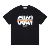 ★超人気グッチ スーパーコピー アルファベットロゴプリントTシャツ