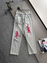 使い勝手良し プラダ n級品 染色破穴ジーンズ長ズボン