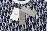 使い勝手良し ディオール 激安通販 ロゴジャカード編みクルーネック半袖Tシャツ