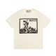 追跡付 グッチ コピー 雪山シリーズスキープリント半袖Tシャツ
