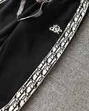 累積売上総額第１位！ ディオール 激安通販 25ss刺繍織りベルトパッチワークレザーロゴポケットパンツカジュアルパンツロングパンツ