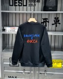 ★超人気 グッチ スーパーコピー gucci x Balenciaga連名シリーズスタイリッシュな丸首のガーターコート2色