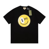 稀少 グッチ 激安偽物 笑顔半袖Tシャツ