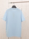 新作 ディオール コピーおすすめ 刺繍透かし文字猫柄ラウンドネック半袖Tシャツ