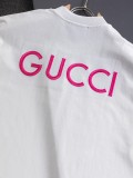 一目惚れ♪ グッチ コピーおすすめ 胸ダブルの文字の刺繍🪡ロゴ襟カフススプライシングＴシャツ
