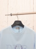 新作 ディオール コピーおすすめ 刺繍透かし文字猫柄ラウンドネック半袖Tシャツ