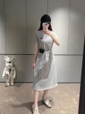★超人気 プラダ コピー 25早春の三角バッグワンピース2色