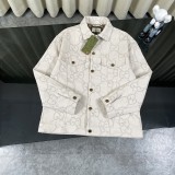 追跡付 グッチ コピー ジャカード満印クラシックアルファベットデニムジャケットコーナー