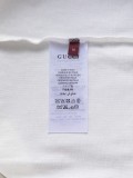一目惚れ♪ グッチ コピーおすすめ 胸ダブルの文字の刺繍🪡ロゴ襟カフススプライシングＴシャツ