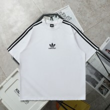 新作 アディダス コピー BalenciagaXアディダス連名シリコンクルーネック半袖Tシャツ