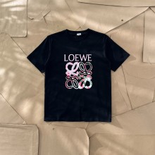 超奇跡の入荷☆ ロエベ 激安偽物 ペインティングショートスリーブTシャツ