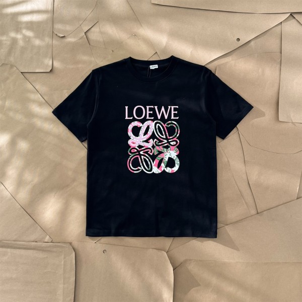 超奇跡の入荷☆ ロエベ 激安偽物 ペインティングショートスリーブTシャツ