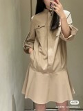 日本未入荷 ロエベ スーパーコピー 2025春コットンフリルミニワンピース