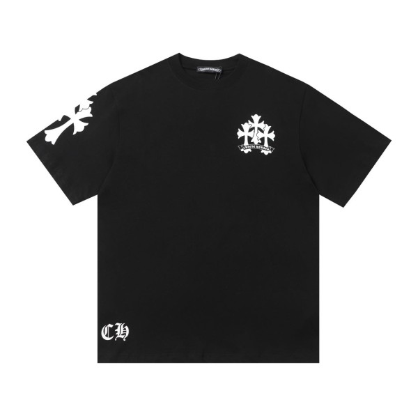 高品質 クロムハーツ 激安通販 十字架半袖Tシャツ
