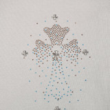 超話題! クロムハーツ 激安偽物 2025夏新作CHクロスカラードリル半袖Tシャツ