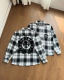 【話題商品！】クロムハーツ 激安偽物 チェックの馬蹄シャツコート