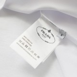 新作 プラダ  n級品 ファーロゴカジュアル丸首半袖Tシャツ