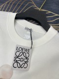 稀少 ロエベ 激安通販 2025春夏新作プリントアルファベットロゴラウンドネック半袖Tシャツ2色