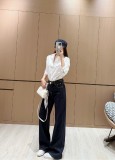 大人気 ロエベ コピーおすすめ 2025早春新作リボン装飾ジーンズ