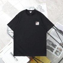 超奇跡の入荷☆ ロエベ 偽物通販  ゴーストロゴ刺繍カジュアル丸首半袖Tシャツ