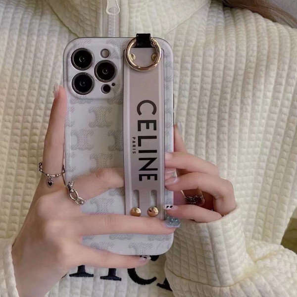 日本未入荷 セリーヌ 偽物通販  のストレートサイド波点フォトフレーム手首に携帯ケース