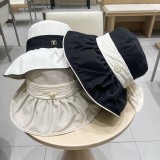一目惚れ♪  ルイヴィトン スーパーコピー LouisVuitton春夏の日焼け止めリボンパッチワーク漁師帽