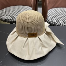 使い勝手良し フェンディ 激安通販  の顔を隠す黒ピーマン日焼け止め大沿漁師帽