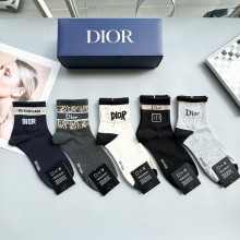 【限定】ディオール 偽物通販  のミドル丈スタッズソックス