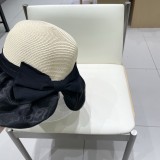 入手困難 ルイヴィトン スーパーコピー 春夏オーガンザ大リボン麦わら帽子サンバイザー女性折り畳みリボン優雅な旅リゾート漁師帽