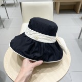 一目惚れ♪  ルイヴィトン スーパーコピー LouisVuitton春夏の日焼け止めリボンパッチワーク漁師帽