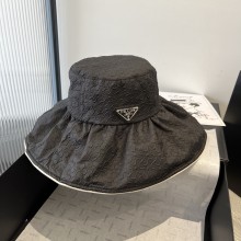 【限定】プラダ 激安偽物 のフリル漁師帽