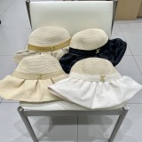 入手困難 ルイヴィトン スーパーコピー 春夏オーガンザ大リボン麦わら帽子サンバイザー女性折り畳みリボン優雅な旅リゾート漁師帽