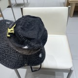 入手困難 ルイヴィトン n級品 復古破洞登山帽子女性春夏釣り日除け韓国版個性的な百合漁師帽