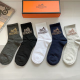 超奇跡の入荷☆ エルメス 激安偽物 の男性用中筒靴下