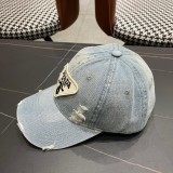 稀少 プラダ 偽物通販  PRADAのカウボーイキャップ