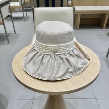 累積売上総額第１位！ ルイヴィトン コピー LouisVuitton春夏の日焼け止めリボンパッチワーク漁師帽