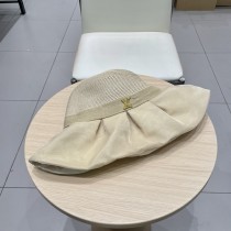 超話題! ルイヴィトン n級品 春夏オーガンザ大リボン麦わら帽子サンバイザー女性折り畳みリボン優雅な旅リゾート漁師帽