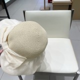 一目惚れ♪ ルイヴィトン コピー 春夏オーガンザ大リボン麦わら帽子サンバイザー女性折り畳みリボン優雅な旅リゾート漁師帽