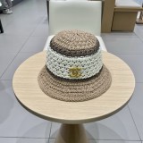 入手困難 シャネル n級品 Chanelサンバイザー麦わら帽子子供夏の草編み透かし鉢帽