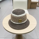 累積売上総額第１位！シャネル コピー Chanelサンバイザー麦わら帽子子供夏の草編み透かし鉢帽