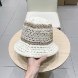 超話題! シャネル 激安偽物 Chanelサンバイザー麦わら帽子子供夏の草編み透かし鉢帽