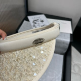 高品質 シャネル 激安偽物 ビーズカチューシャ日除けフード