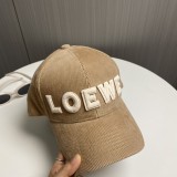高品質 ロエベ コピー 2025新型コーデュロイ大型野球帽