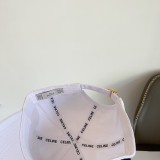 高品質  セリーヌ 激安偽物 2025新作刺繍コーナーシンクロベースボールキャップ