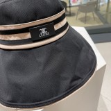 追跡付 セリーヌ 激安通販 の夏の新型空頂漁師帽日焼け止め屋外での折りたたみ式日除け帽子女性百合太陽帽子