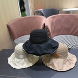 日本未入荷 モンクレール 激安通販 2025新型漁師帽女春夏日よけサンバイザー大縁帽